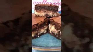 Bounty Brownies 🥥🌴 #Brownie #Brownies #bounty #tasty #baking #yummy #chocolate