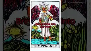 14 Temperance tarot card meaning. One card daily. #tarotcardmeaning temperance #tarot #alchemist