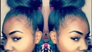 High Bun using Owigs Clip in Extensions