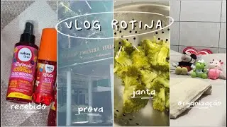 Dia de prova | organização da casa para a semana | faltou luz