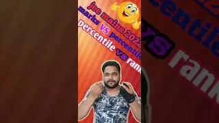 jee mains 2022 marks vs percentile and rank vs percentile #shorts