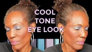 5 MINUTE EYESHADOW LOOK USING COOL TONE COLORS