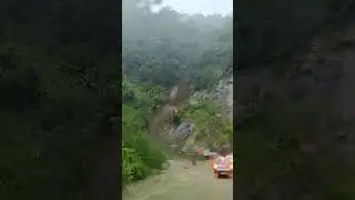 Nature&rsquo;s Fury: Landslide Strikes NH-29, Nagaland After Torrential Rain.