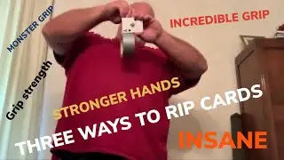 Learn three ways to rip decks of cards