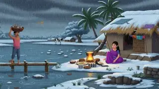 बर्फीली बारिश और बेबस किसान | Kismat Ka Maara | Hindi Moral Stories