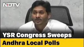 Jagan Reddy's YSR Congress Sweeps Andhra Pradesh Local Body Polls
