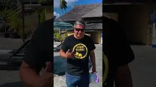 HILTON MOOREA!!! Our walk to breakfast every morning!