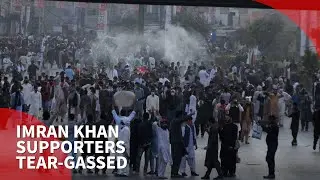 Pakistani police use heavy tear gas on Imran Khan supporters