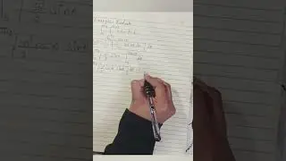 Double integral example #maths #bsc