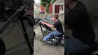 Harley Hardtail with Suicide Shifter 🔥💯💯