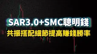 SAR3.0+SMC聪明钱策略搭配！找到日内交易共振点提高赚钱交易胜率！组合判断细节公开！ #交易指标 #比特币 #以太坊 #交易 #rsi #macd #sar #smc #聪明钱 #btcusdt
