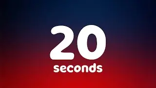 20 second timer