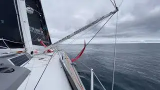 K&eacute;vin Escoffier from Boris Herrmann's boat