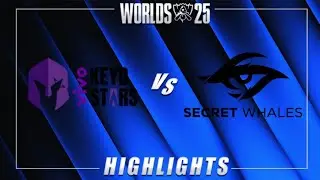 Team Secret Whales vs Vivo Keyd Stars | S15 Worlds 2025 Swiss Stage Highlights | League of Legends