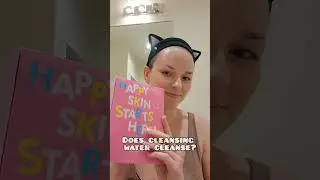 Neogen cleansing water real flower test on removing makeup