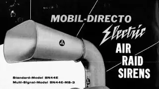 Mobil Directo & 927xxDP Air raid Sirens from back in the day (1980s) 