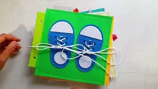 Quiet Book Activity Pages 1-6 Build a Book Busy Books