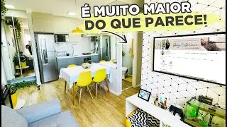 TOUR PELO APE DE 43M&sup2; COM ESPA&Ccedil;O SUPER BEM APROVEITADO! | GABY GARCIIA