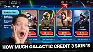 How Much Galactic Credit For Star Wars All Skin's || MLBB x Star Wars Event Draw 2024