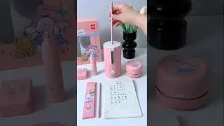Распаковка школьного подарка! Автоматическая точилка для карандашей + ластик-сюрприз! ✨🤯🙏 #шорты