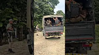 Fauji truck 🇮🇳⚔️ #youtubeshorts #assampolice #fauji #indianarmy