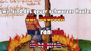 „Wir sind des geyers schwarzer Haufen “ German folk song of the Deutscher Bauernkrieg