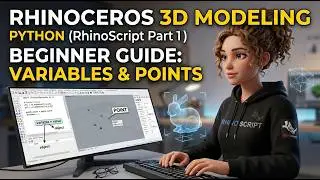 3D Modeling in Rhinoceros with Python (Rhinoscript Part 1) | Beginner Guide to Variables & Points