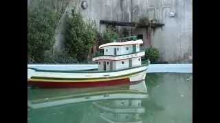 Nautimodelo r&eacute;plica de Traineira rc Fishing Boat