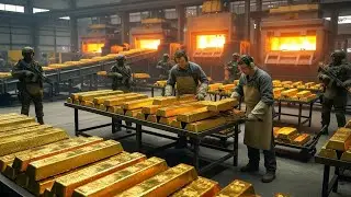 How Raw Rock Becomes Shiny Gold Bars | Inside China&rsquo;s Gold Refining Process