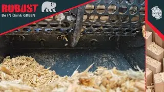 INDUSTRIAL SHREDDER FOR WOOD_PAPER_PLASTIC_ WASTE SD 60 _by ROBUST