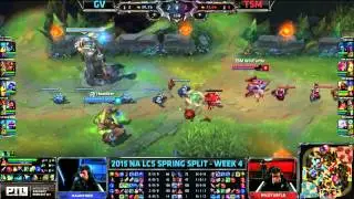 Gravity vs TSM | S5 NA LCS Spring 2015 Week 4 Day 1 | GV vs TSM W4D1G5 VOD 60FPS