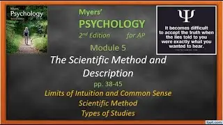 AP/DC Psychology Unit 1 Lec 1 - The Scientific Method (J. Porter - Cypress Woods HS)