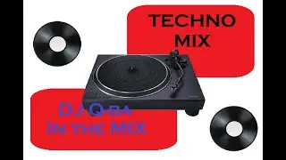 Techno Music. Turntable mix