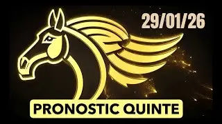 PRONOSTIC&nbsp;QUINTE JEUDI 29 JANVIER 2026