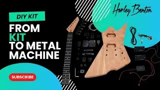 From Kit to Killer Tone: Custom Harley Benton EX-84 Build + Sound Test!