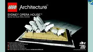 21012 LEGO&reg; Architecture Sydney Opera House Manual at the Brickmanuals Instruction Archive