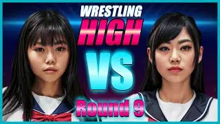 Kimiko Sakamoto VS Rin Kawamoto 9 | WRESTLING HIGH | WWE 2K25 | Japanese School Girls Wrestling