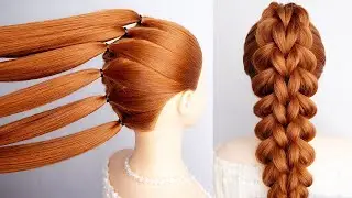 Very Easy Soft Braided Hairstyle for Wedding Guests & Parties | Elegant Look