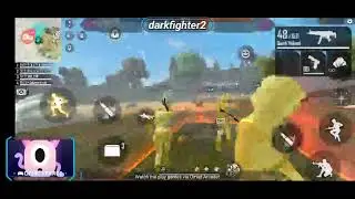 Live free fire live || fun gameplay|| full match with dark fighter gaming join now