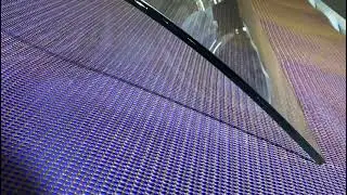 Super clear curved laminated glass production
