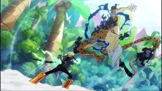 Yonko Commander Pirate Hunter Zoro Vs CP0 Masked Assassin Rob Lucci Eng Dub