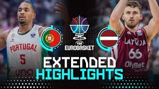 Portugal 🇵🇹 vs Latvia 🇱🇻 | Extended Highlights | FIBA EuroBasket 2025