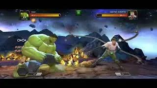 Hulk versus Dr octopus insane fight #fighting #marvel 