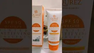 Best Sunscreen for Oily Skin (Qurez Tinted Mattifying Sunscreen Review) #shorts #spfeveryday