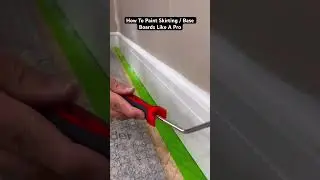 How To Paint Skirting / Base Boards #diy #painting #shorts
