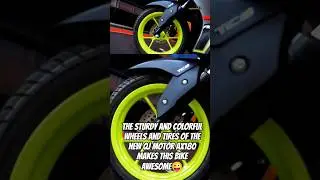 Прочные и яркие колеса и шины нового QJ Motor AX180 делают этот мотоцикл потрясающим😁#qjmotor