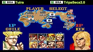 Street Fighter II - The World Warrior (SUPER NES) - Tuira vs TripaSeca2.0