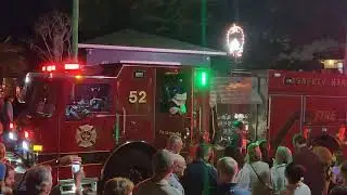 2025 CITY OF SAFETY HARBOR CHRISTMAS TREE LIGHTING CEREMONY + SANTA ON FIRE TRUCK . SAFETY HARBOR FL