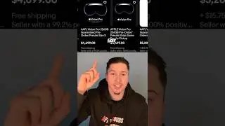 Resells of Apple Vision Pro already at $7,000+ #investing #apple #money #finance #ai #economy #btc