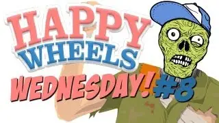 Happy Wheels Wednesday - #8 - ZOMBIES EVERYWHERE!! (S.O.S) w/Hypercore Ripper
